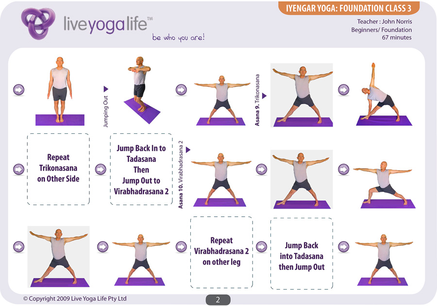 Foundation Iyengar sequence Live Life yoga Yoga  3 Class  hatha Yoga  poses