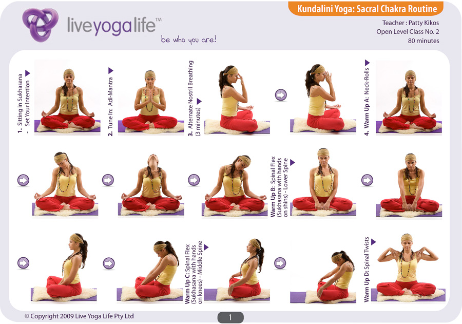 Kundalini Chakra yoga  Class 2 for Program Yoga poses kidneys