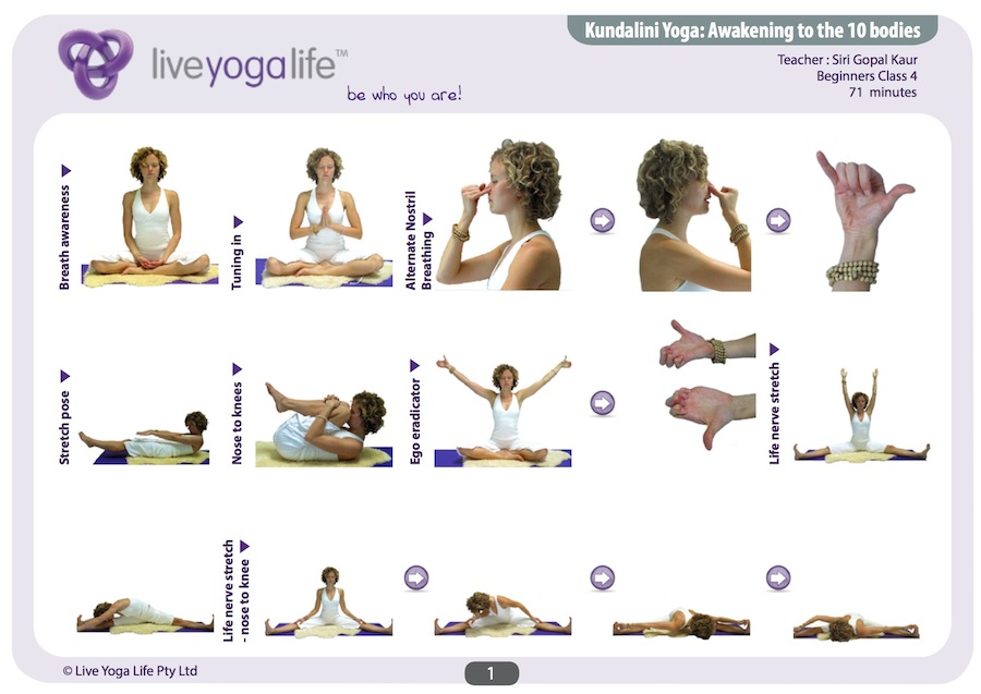 Kundalini Yoga Beginners Class 4. Beginners. 